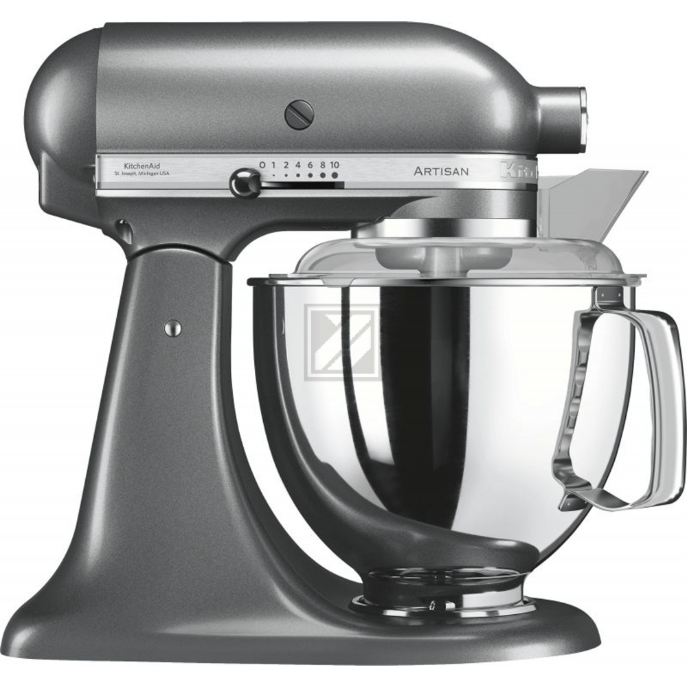 KitchenAid Küchenmaschine Artisan 5KSM175PSEMS, Medaillon Slber