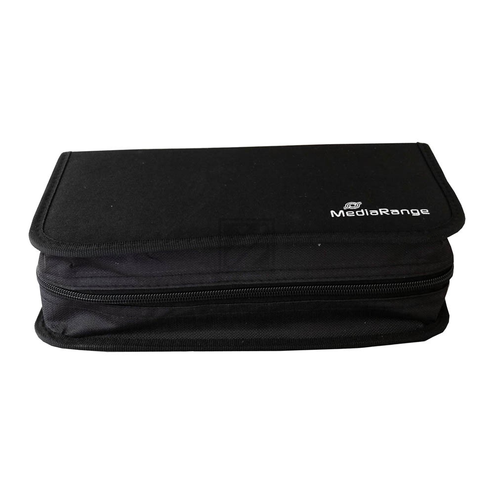 Mediarange CD Wallet black Nylon für 96 Stück