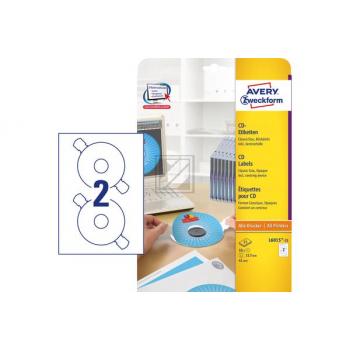 AZ CD-Etiketten L6015-25 Zentrierhilfe, Rand rundum