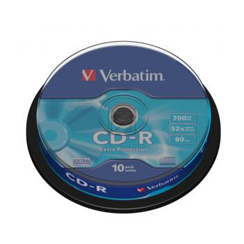 Verbatim CD-R 80min/700MB (10) 52 x /Spindel/Extra Protection