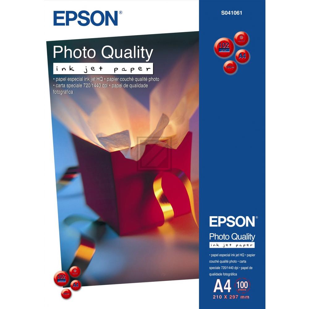 EPSON Photo Papier A4 102 g/qm Inkjet weiß