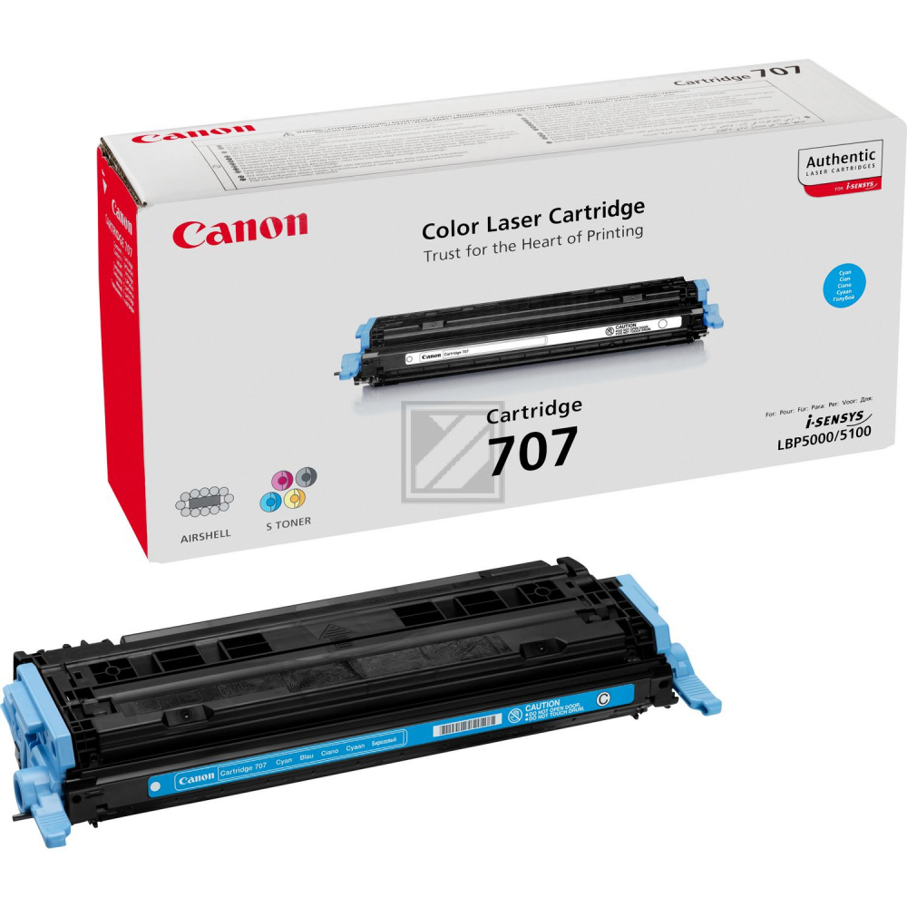Canon 707-C Toner cyan LBP 5000
