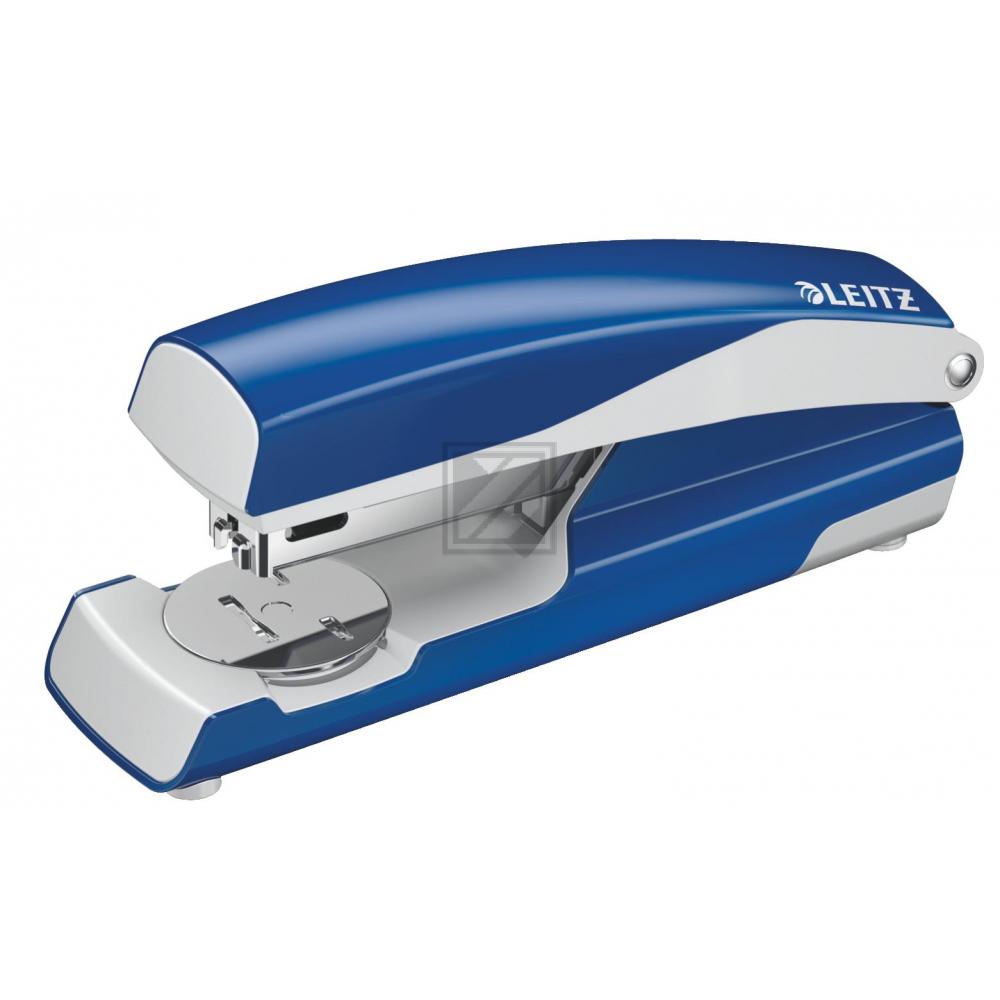 Leitz Heftgerät 5502 blau manuell 3,0 mm/30 Blatt 24/6 26/6