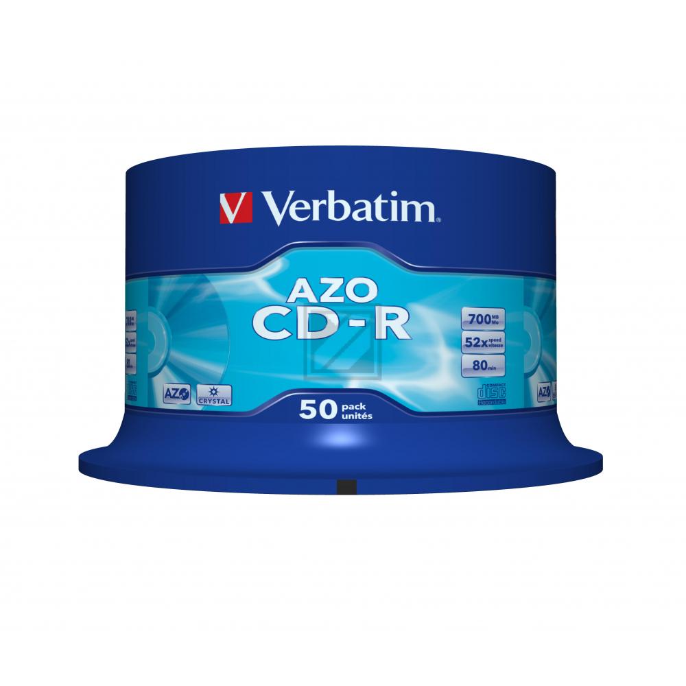 Verbatim CD-R 80min/700MB (50) 52 x /Spindel/Crystal