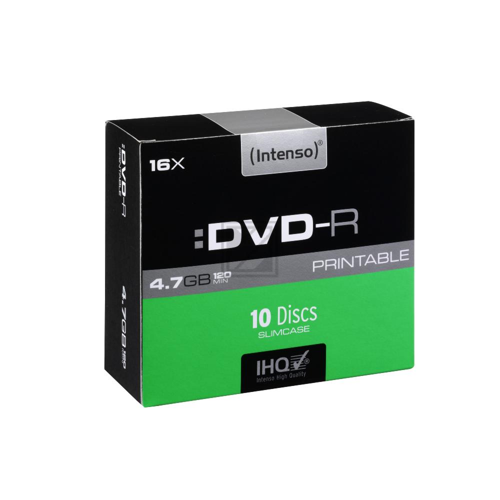 Intenso DVD-R 4,7 GB 16 x (10) slimcase