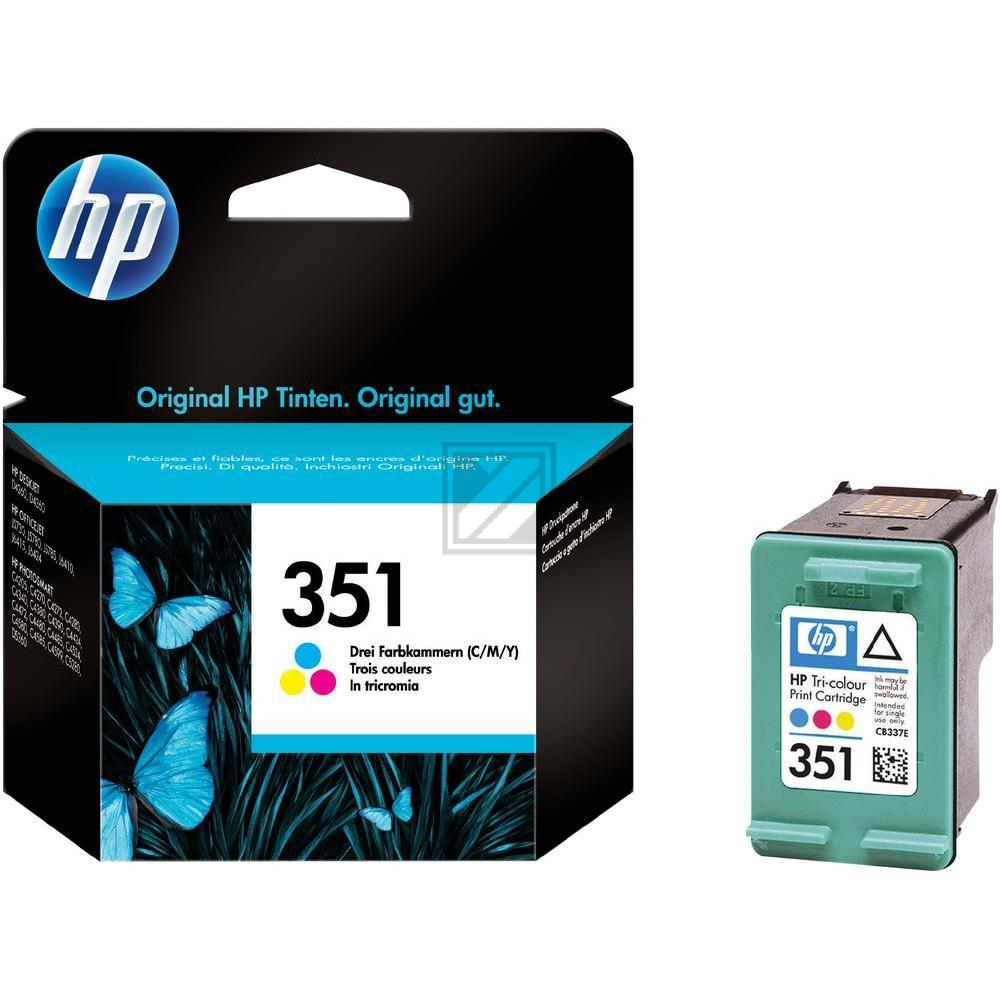 HP Tinte cyan/gelb/magenta 351