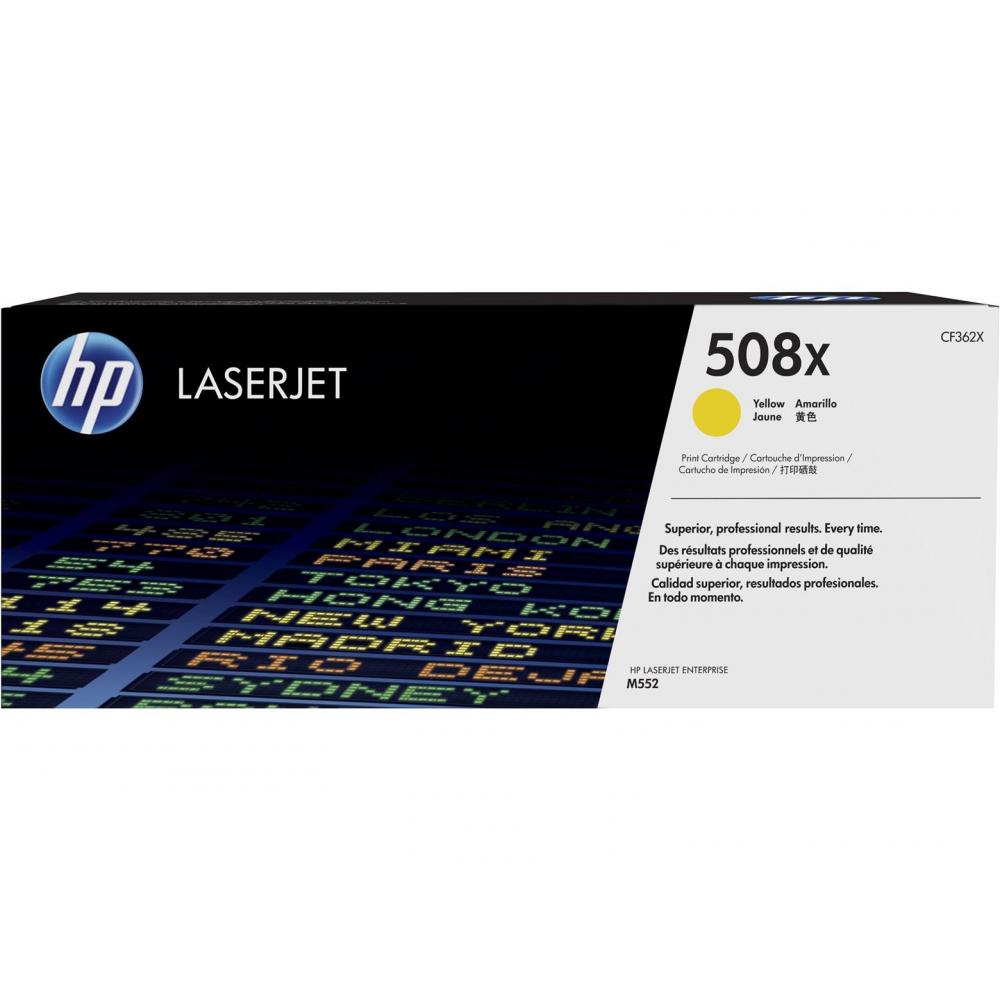 HP 508X Toner yellow HC Color LaserJet Enterprise M 552