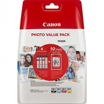 Canon Tinte Set BK/C/M/Y (4) CLI-581BKXL