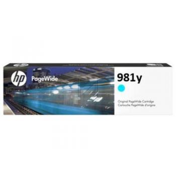 HP 981Y Tinte cyan PageWide Enterprise Color 556dn