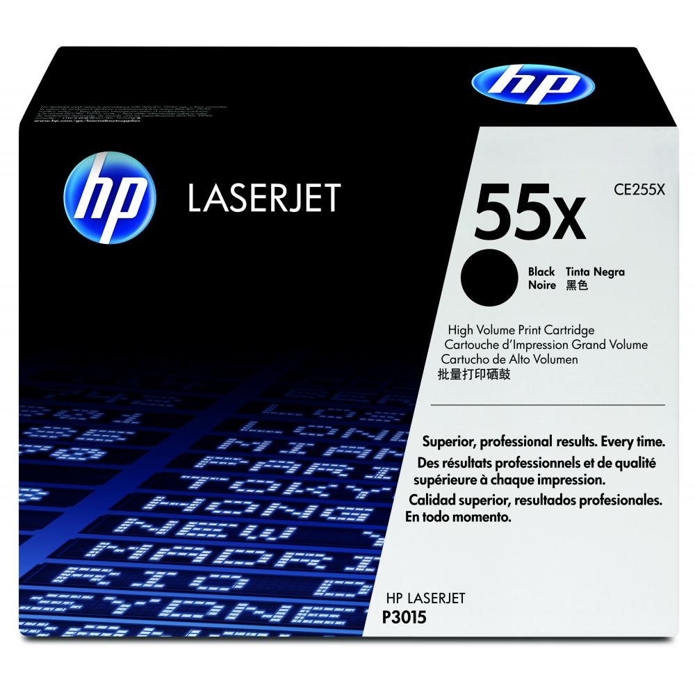 HP 55X Toner black HC LaserJet P 3015