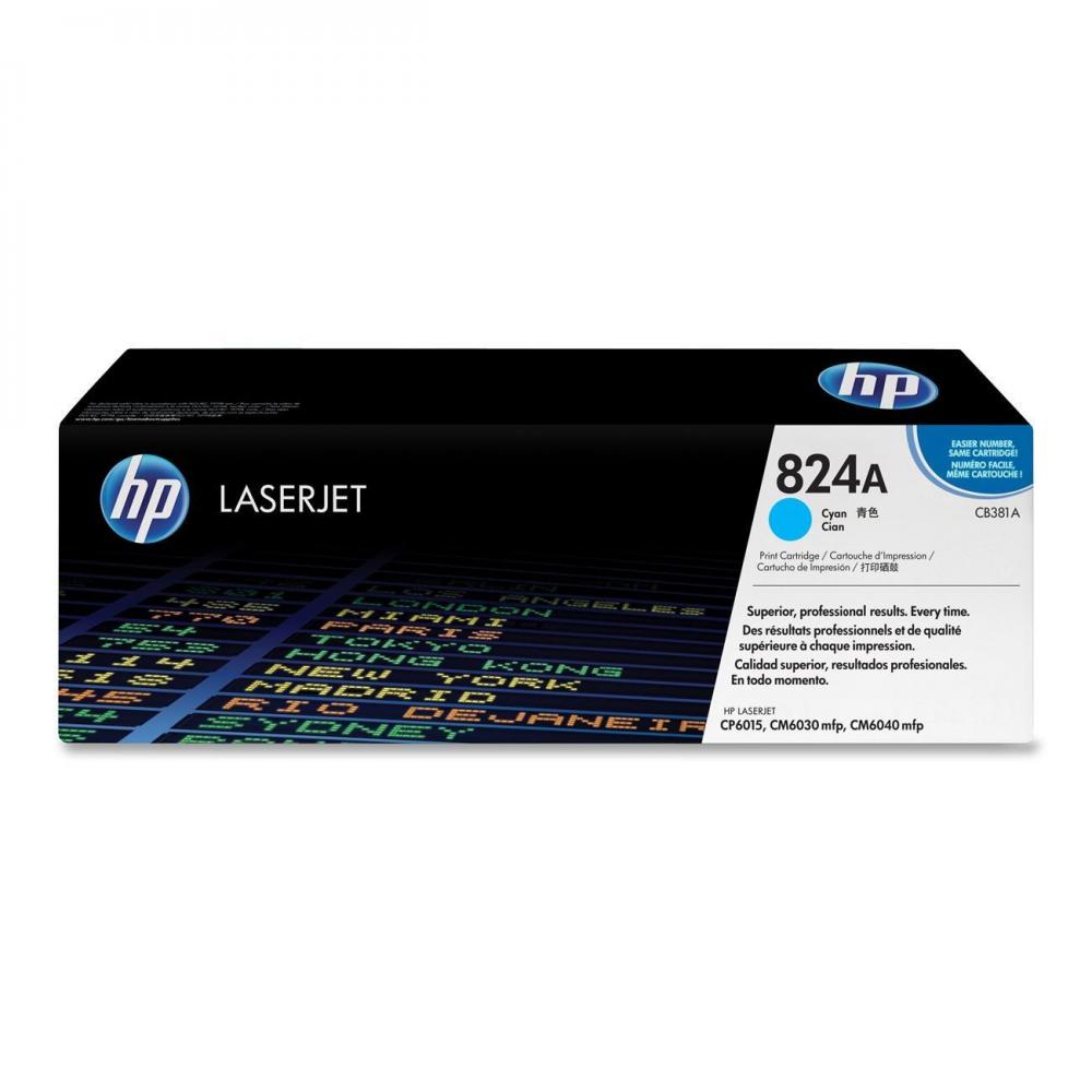 HP 824A Toner cyan Color LaserJet CP 6015