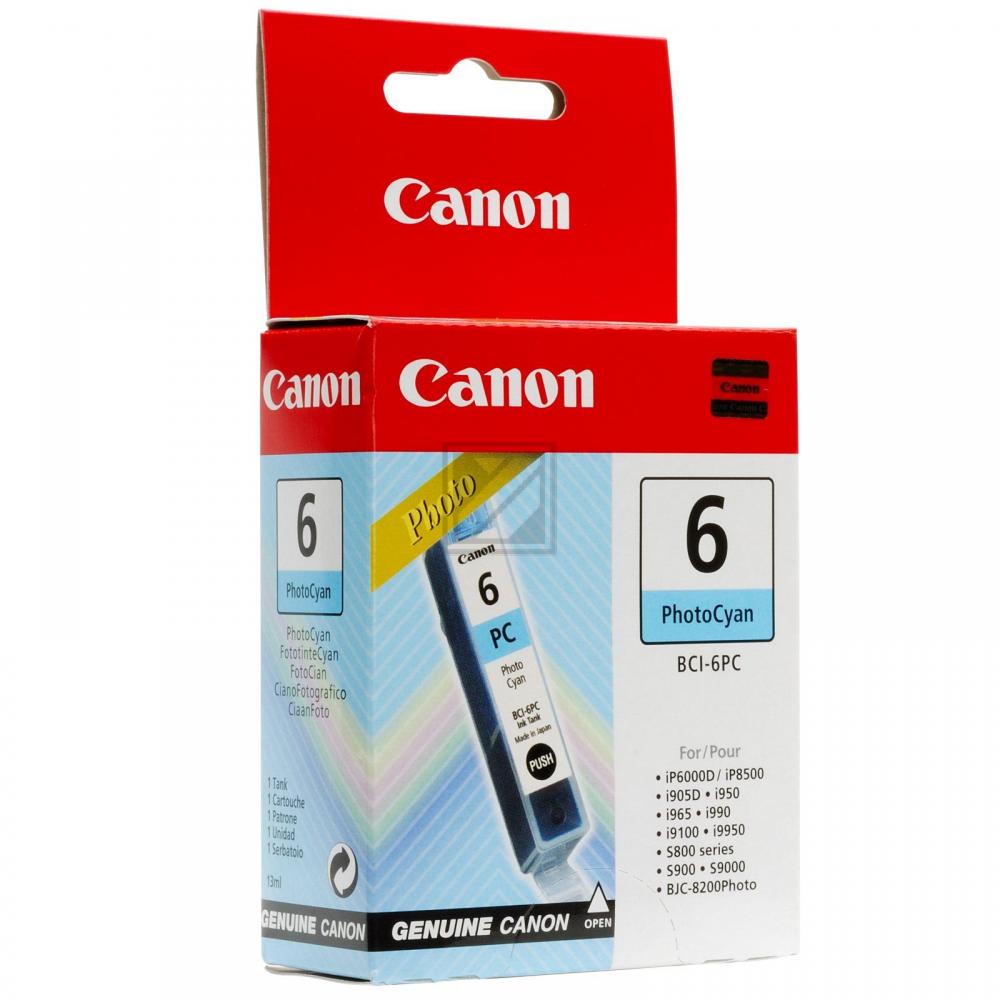 Canon 6 Tinte Foto cyan S800/820