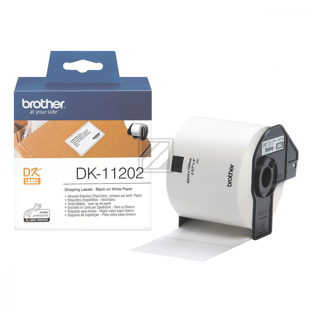 Brother P-Touch 62 x 100 mm Etiketten Papier
