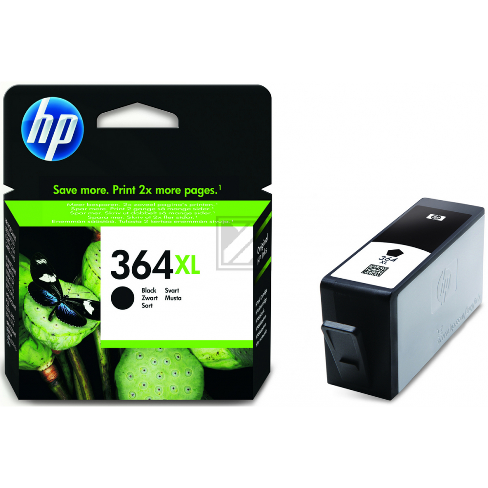HP 364XL Tinte black Photosmart D 5460 Vivera