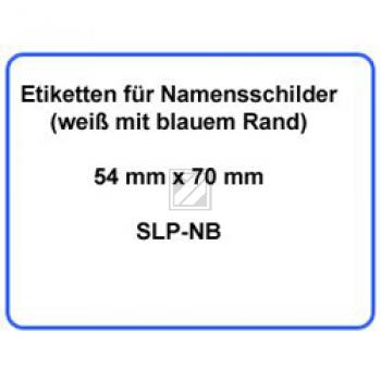 Seiko Namensschilder-Etiketten weiß/rot 54,0mm X 70,0mm