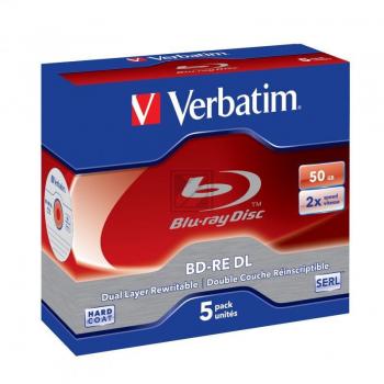 Verbatim Blu-Ray BD-RE SL 2 x 50 GB Inh.5 Jewel Case