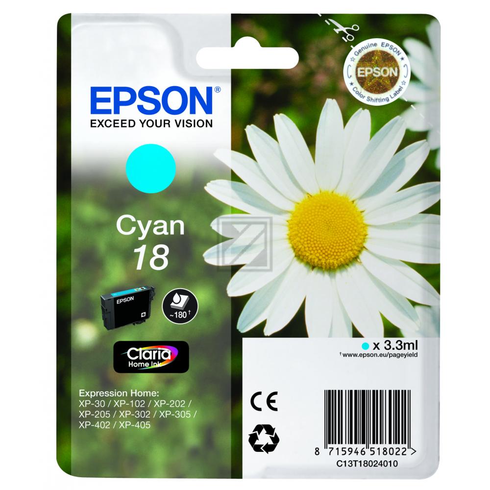EPSON Tinte cyan Expression Home Xp-30