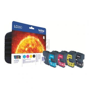 Brother Multipack cmyk Satz Tinte LC-980
