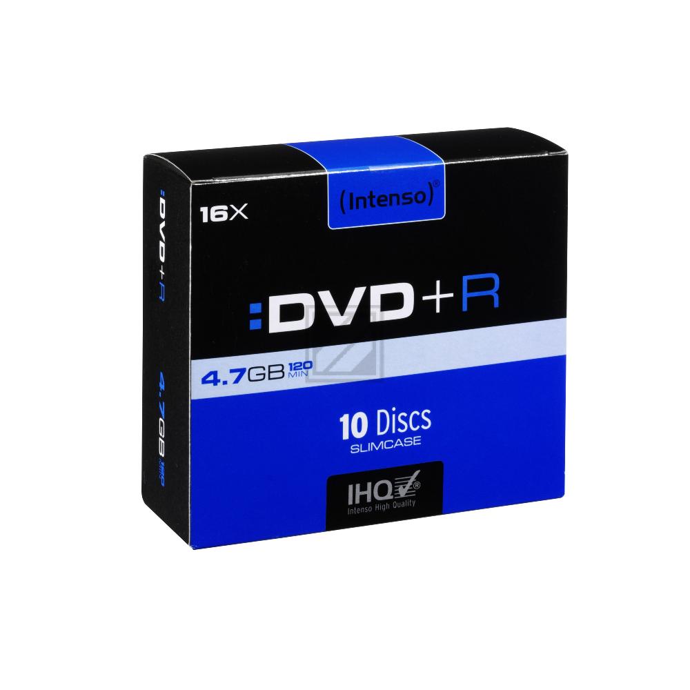 Intenso DVD+R 4,7 GB 16 x (10) slimcase