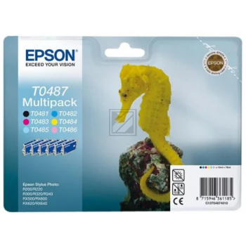 EPSON Tinte Multipack (6) Stylus Photo R 300/330/Rx500 cmyk/Lc