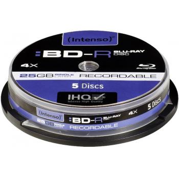 Intenso Blu-Ray BD-R 25 GB 4 x (5) Spindel