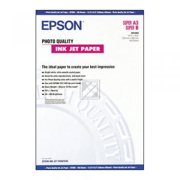 EPSON Photo Papier A3+ 105 g/qm Inkjet weiß