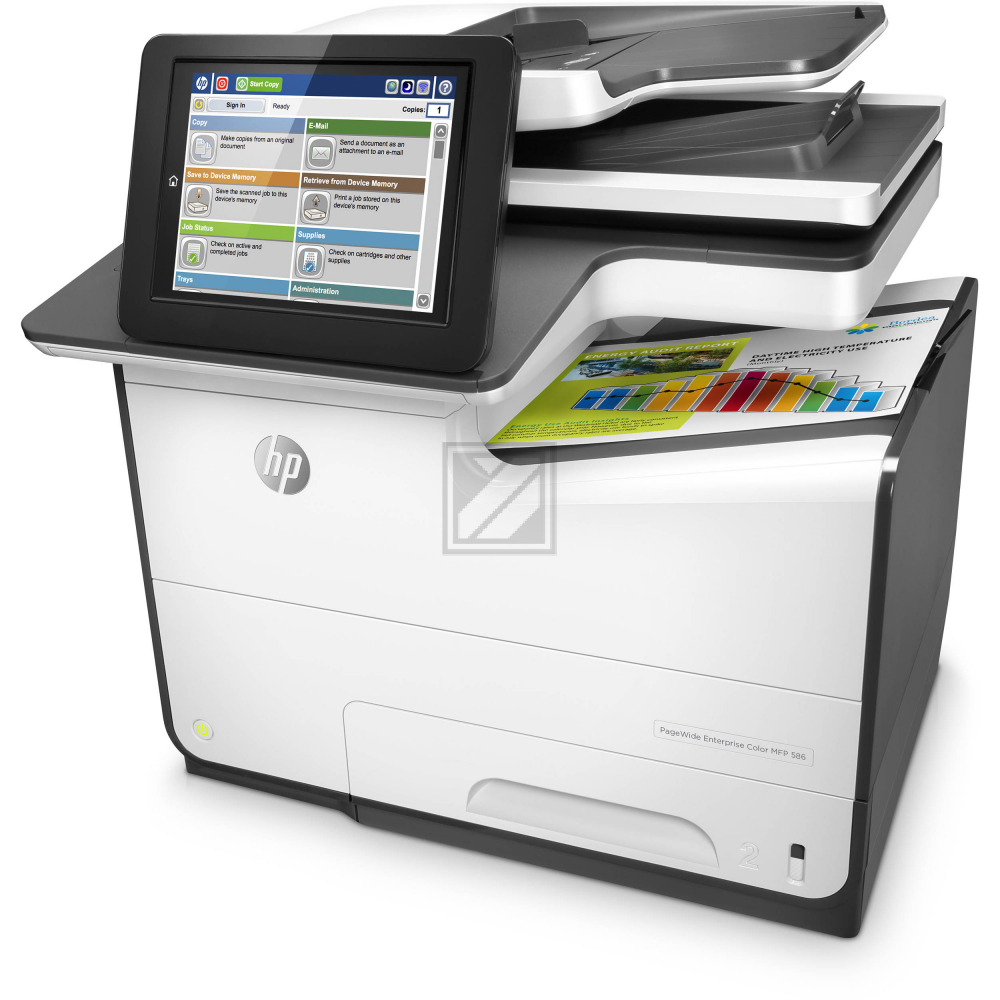 HP PageWide Enterprise Color MFP 586f