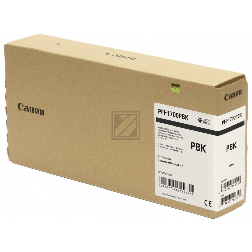 Canon PFI-1700 Tinte blackfoto imagePROGRAF PRO-2000