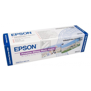 EPSON Photo Papier Rolle 13 329 mm x 10 m 255 g/qm Premium glossy