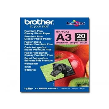 Brother Photo Papier A3 Premium 260 g/qm Inh.20 Blatt