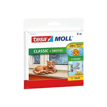 Tesa E-Profil Gummidichtung weiß 60m x 9mm x 3,5mm