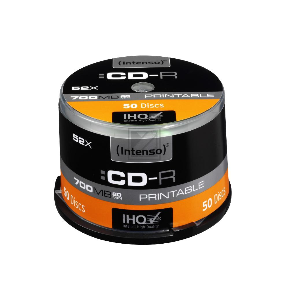 Intenso CD-R 700 MB 52 x (50) Spindel Inkjet printable