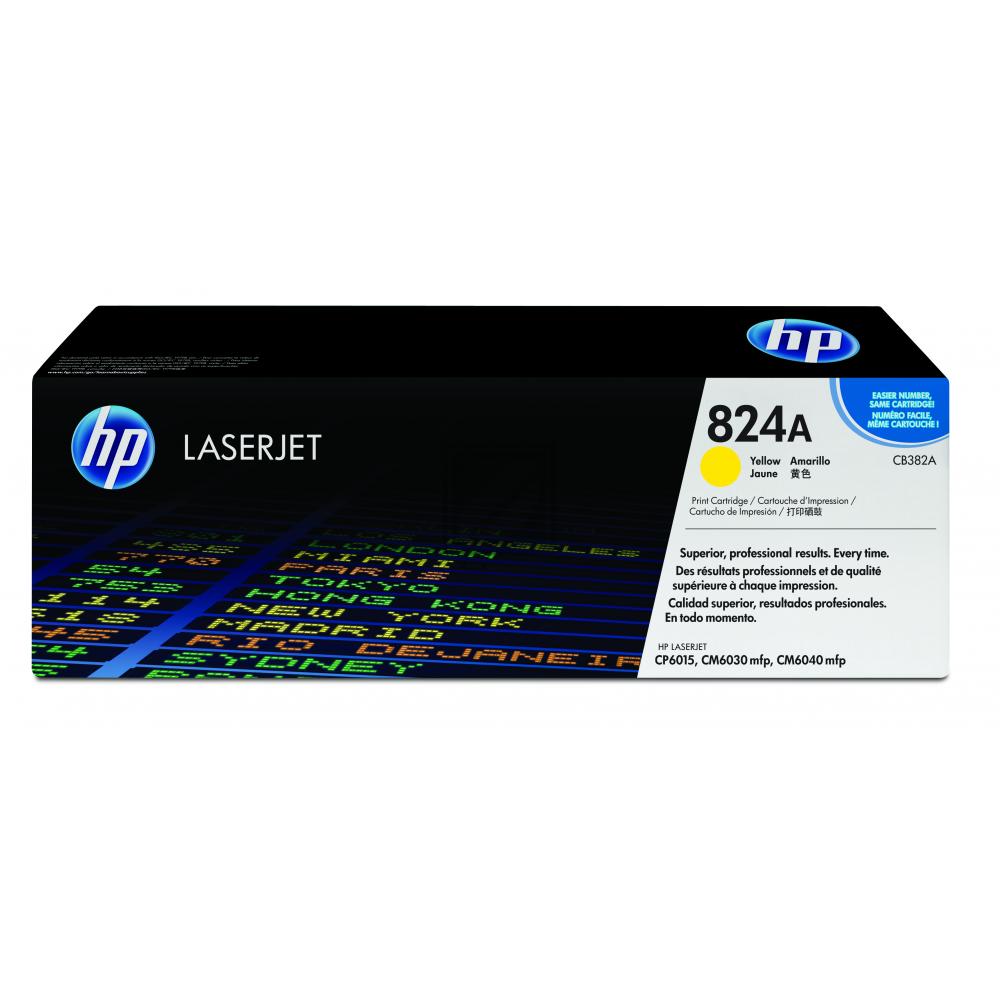 HP 824A Toner yellow Color LaserJet CP 6015