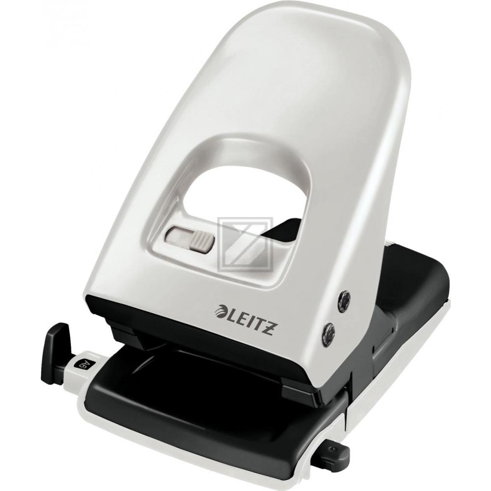 Leitz Registraturlocher 5138 grau 4,0 mm 40 Blatt Anschlagschiene