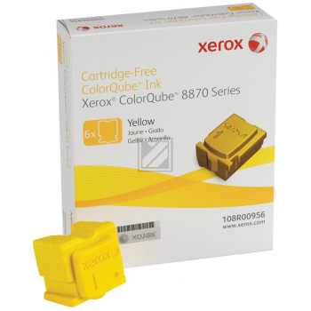 Xerox ColorStix yellow (6) colorqube 8870 Festtinte