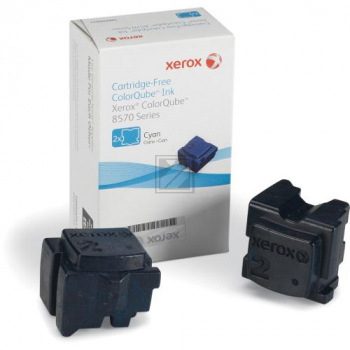 Xerox ColorStix cyan (2) colorcube 8570 Trockentinte