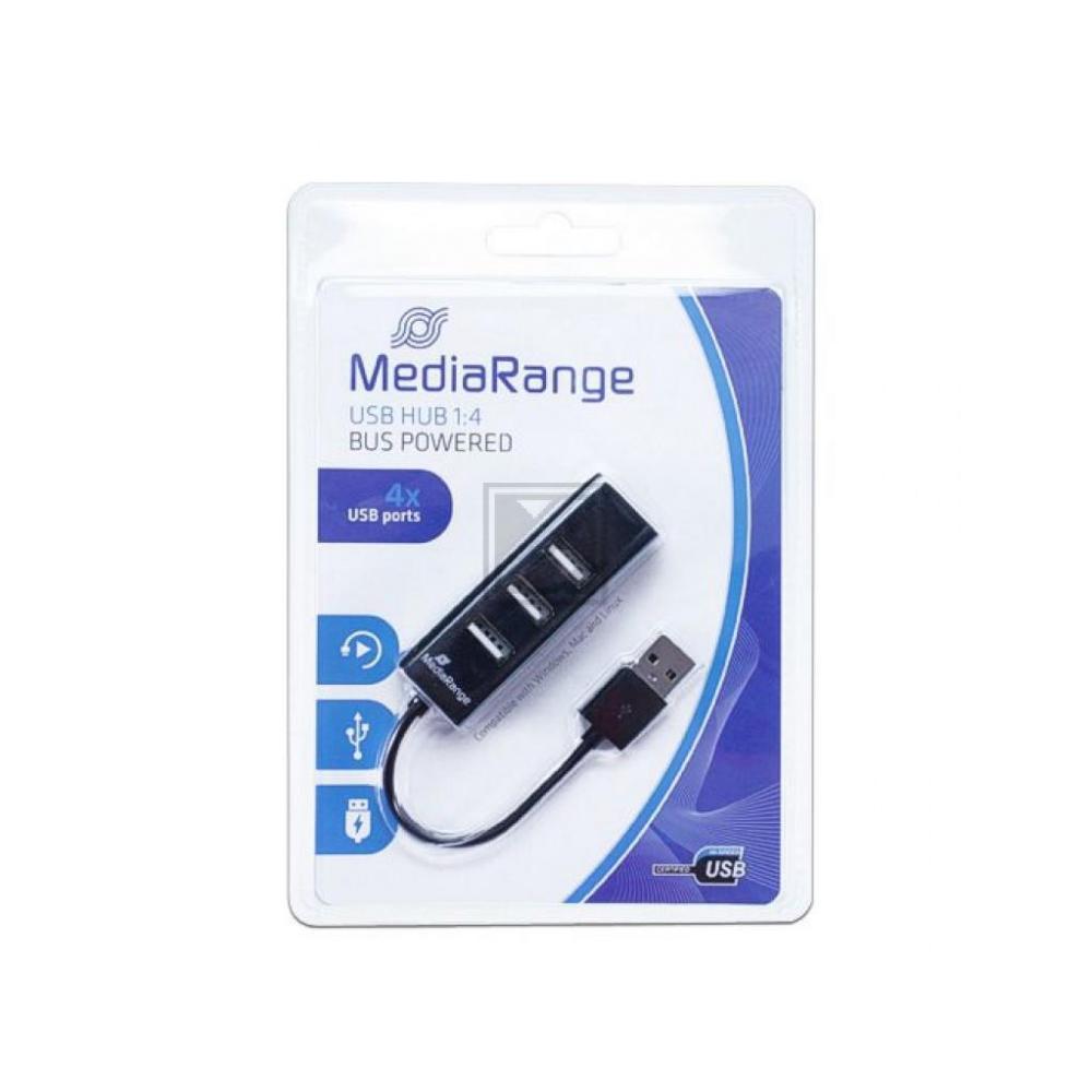 MediaRange USB 2.0 Hub 4 x plug+play