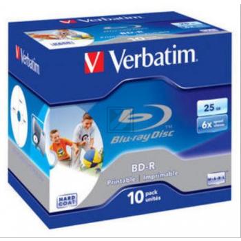 Verbatim Blu-Ray BD-R 25GB (10 6-fach Juwel Case Printable