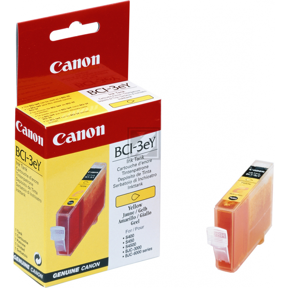 Canon 3 Tinte yellow BJC 3000/6000/S450/S500/S630