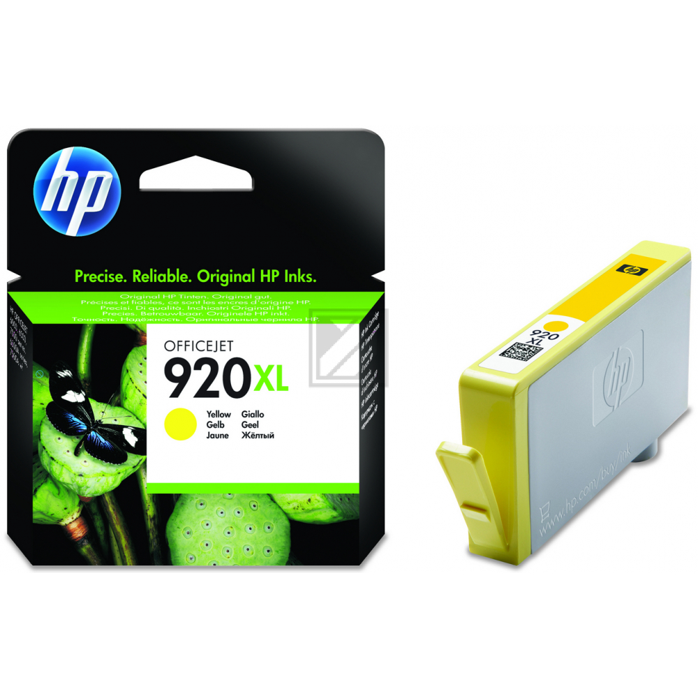 HP 920XL Tinte yellow OfficeJet 6000/6500