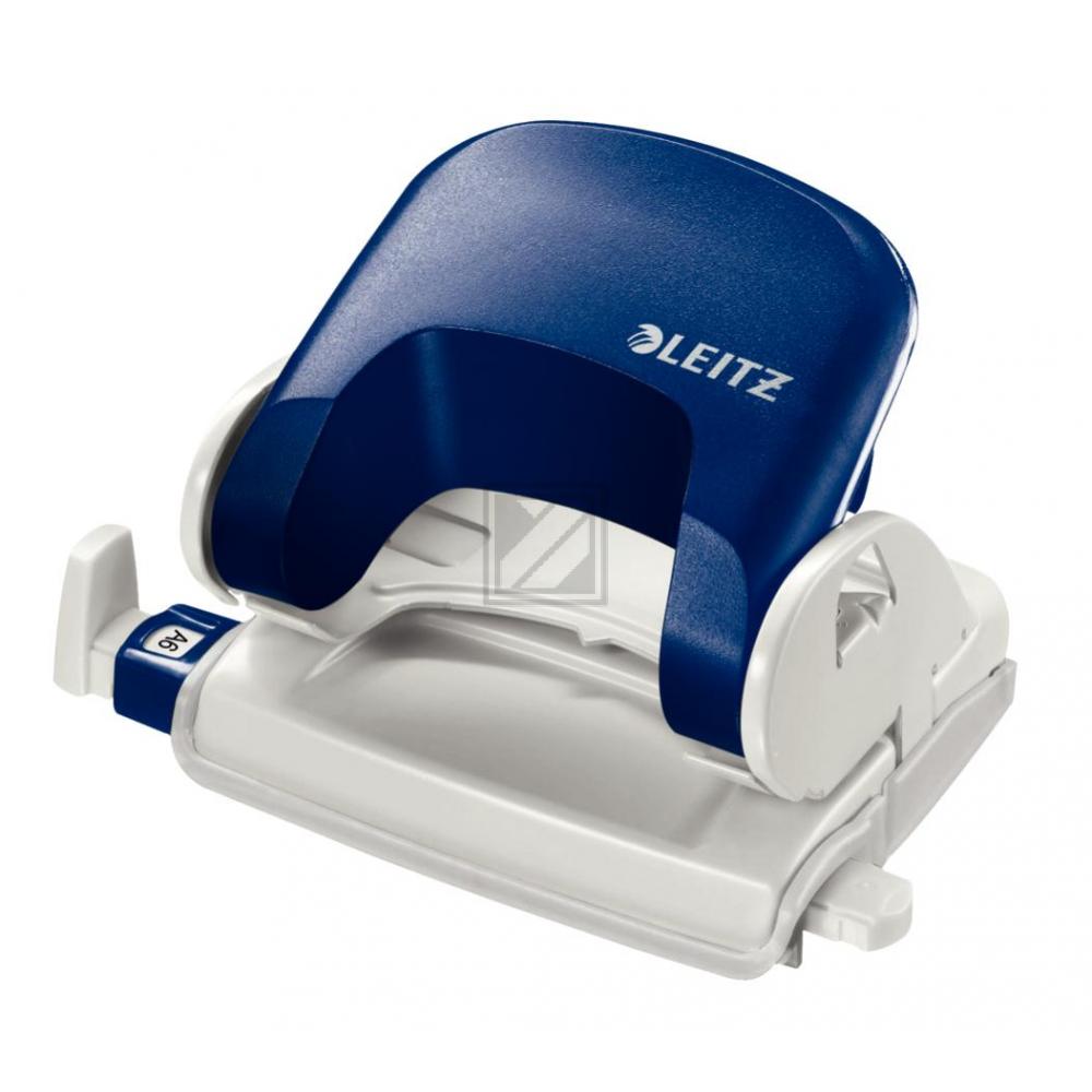 Leitz Locher 5038 Topstyle blau 1,6 mm/16 Blatt Anschlagschiene