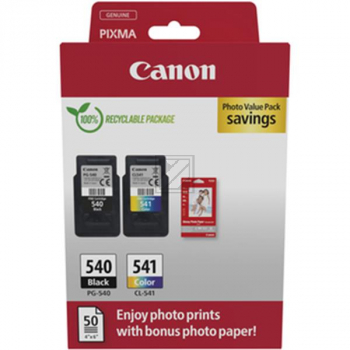 CANON Tinte Set PG540B+CL541C Pixma MG Tinte+Fotopapier (2) blk-col ST
