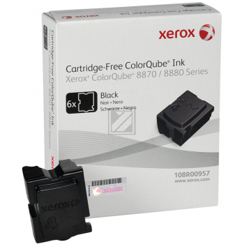 Xerox ColorStix black (6) colorqube 8870 Festtinte