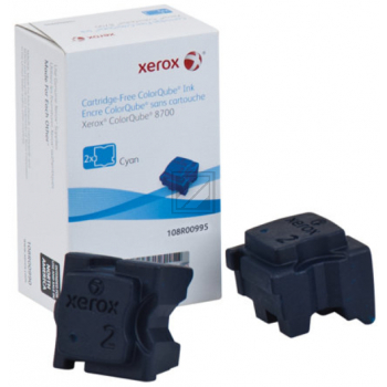 Xerox ColorStix cyan (2) colorqube 8700 Festtinte