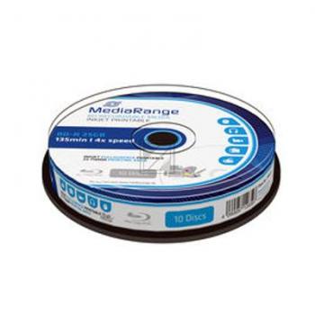 Mediarange Blu-Ray BD-R 50 GB DL 6 x (10) Cake Box vollflächig