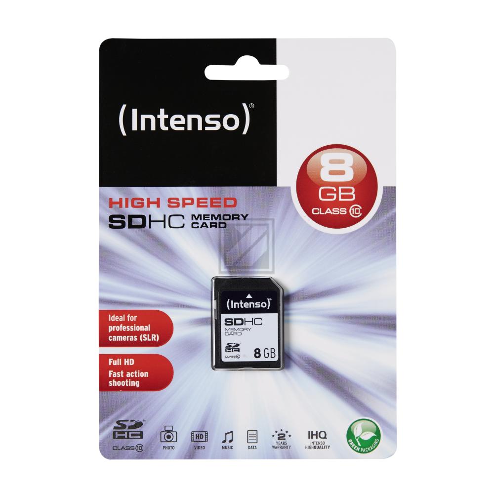 Intenso SDHC Card 8 GB Class 10