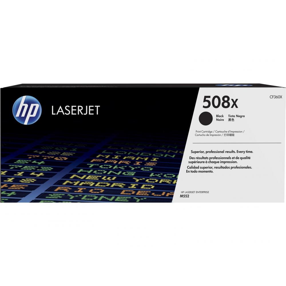 HP 508X Toner black HC Color LaserJet Enterprise M 552