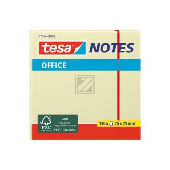 Haftnotizen 75 x 75 neutral 100 Bl. / 12 Blöcke gelb