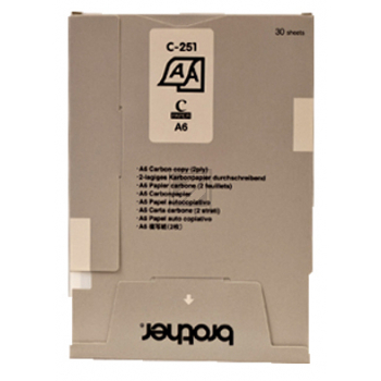 Brother Thermo-Papier A6 Mw 260 10 x 50 Blatt