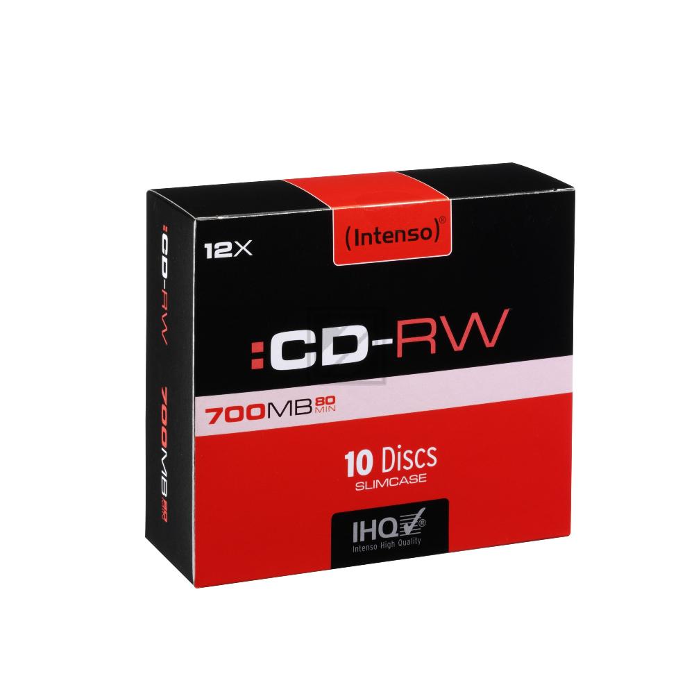 Intenso CD-RW 700 MB 12 x (10) slimcase